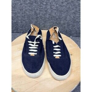 Soludos Men's Canvas Sneakers Leather Heel Size 10